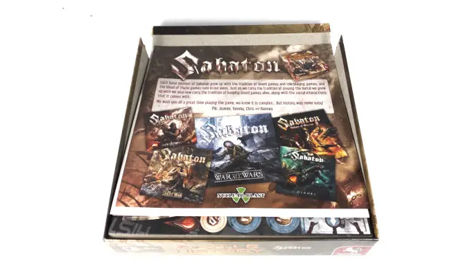 Sabaton Une bataille à travers l'histoire Unboxing 2