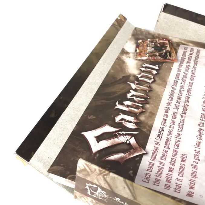 Sabaton Ein Kampf durch die Geschichte Unboxing Damage