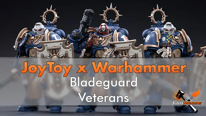 JoyToy X Warhammer Ultramarines Bladeguard Veterans - In primo piano