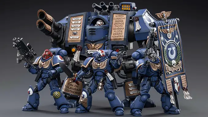 JoyToy x Warhammer - Venerable Dreadnought y unidades de mando