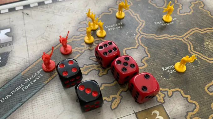 Warhammer 40,000 Risk Playtesting Fighting 2