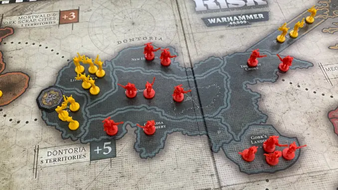 Warhammer 40.000 Risk Playtesting Movement 2