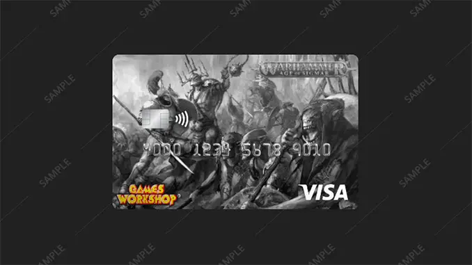 Tarjeta de crédito Warhammer - AoS