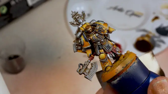 How to Paint Imperial Fists Step 21 - 2