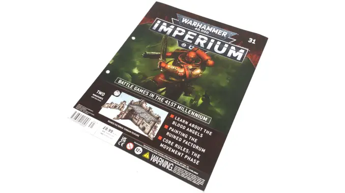 Warhammer 40,000 Imperium Delivery 9 Revue Numéro 31 Couverture