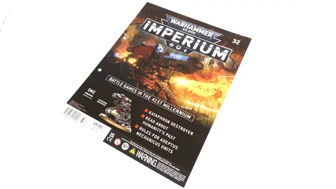 Warhammer 40,000 Imperium Delivery 9 Revue Numéro 32 Couverture