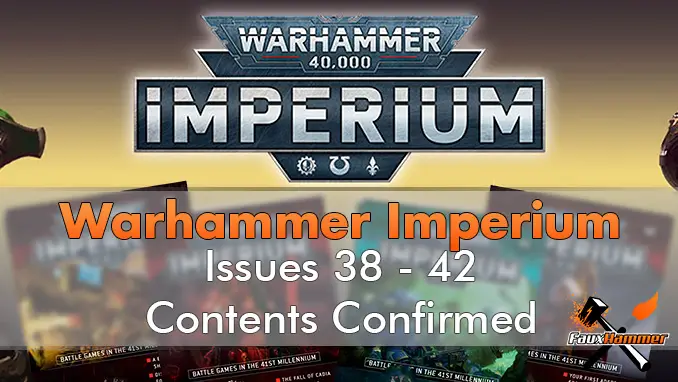 Contenido de Warhammer Imperium Números confirmados 39-42 - Destacados
