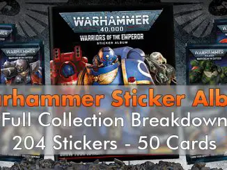Guerreros del Emperador - Warhammer 40k Panini Stickers - Destacados