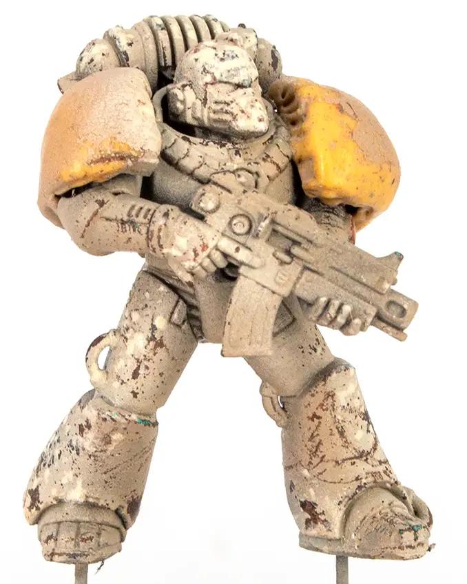 Comment peindre Horus Heresy Death Guard 07 - Stippling Typhon Ash