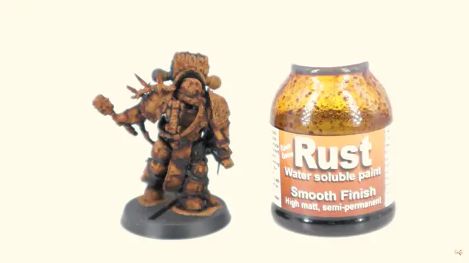 How to Paint Rust Method 1 - Step 1 - 2