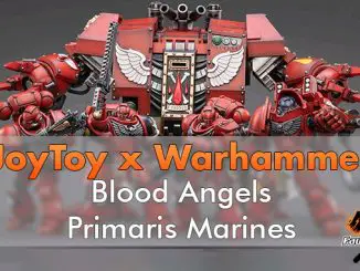JoyToy X Warhammer - Blood Angels Intercessors - In primo piano