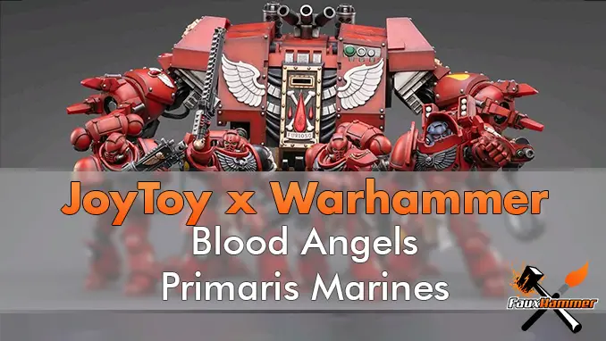 JoyToy X Warhammer - Blood Angels Intercessors - In primo piano