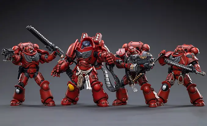 JoyToy X Warhammer - Blood Angels Intercessors - Squad