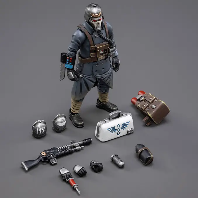 JoyToy X Warhammer - Death Korps - Guardsman Medic