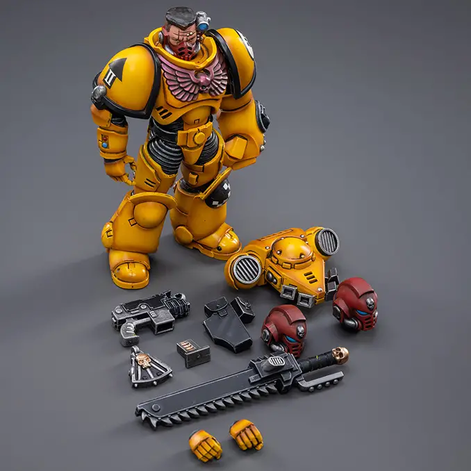 JoyToy X Warhammer - Imperial Fists - Brother Seargeant Sevito