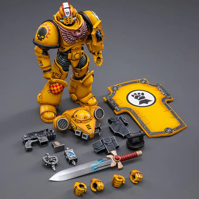 JoyToy X Warhammer - Imperial Fists - Leutnant Naviaz