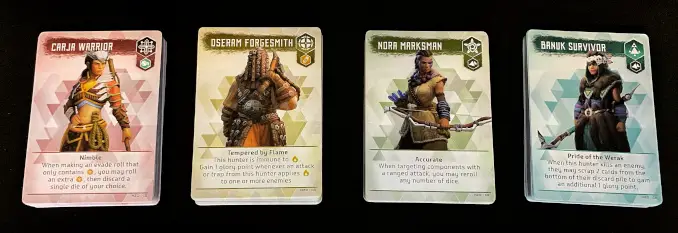 Tarjetas de revisión del juego de mesa Horizon Zero Dawn (E) 4