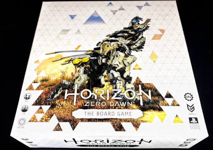 Horizon Zero Dawn La revue du jeu de société Unboxing 1