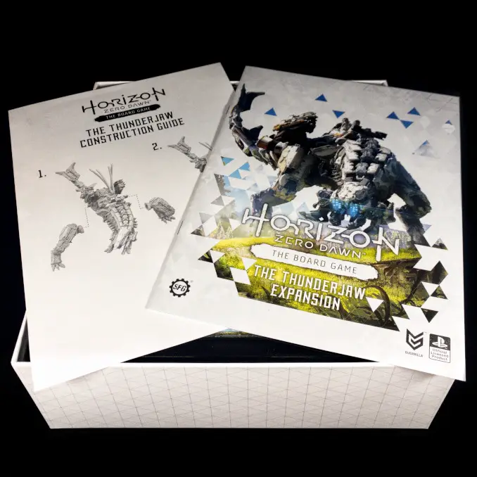 Horizon Zero Dawn El juego de mesa The Thunderjaw Expansion Review Unboxing 3