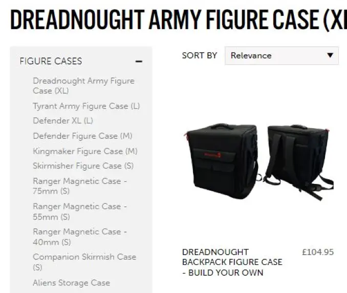 Tabletop Tyrant Dreadnought Backpack Figure Case Review Commander 1
