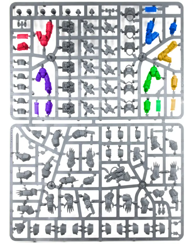 La Herejía de Horus Era de la Oscuridad Cataphractii Terminators Sprue