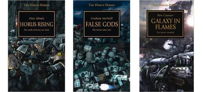 La herejía de Horus Reseña de la era de las tinieblas Dónde están los próximos libros