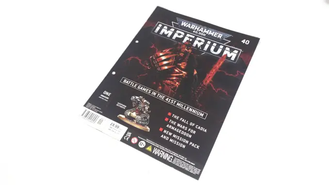 Warhammer 40,000 Imperium Delivery 11 Edición de revisión 40 1