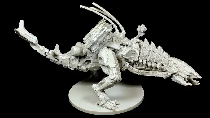 Horizon Zero Dawn Le jeu de société La revue de l'extension Thunderjaw Thunderjaw Miniature 5