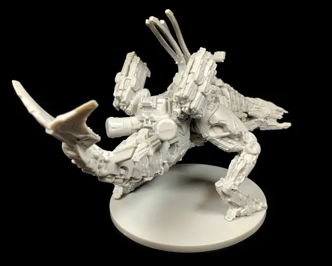 Horizon Zero Dawn El juego de mesa Revisión de la expansión Thunderjaw Miniatura Thunderjaw 6