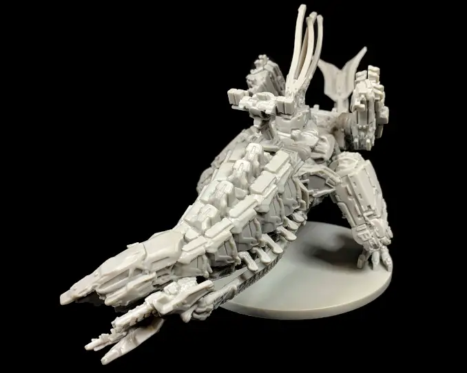 Horizon Zero Dawn El juego de mesa Revisión de la expansión Thunderjaw Miniatura Thunderjaw 8