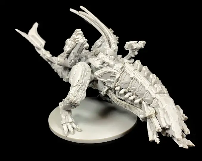 Horizon Zero Dawn Das Brettspiel The Thunderjaw Expansion Review Thunderjaw Miniature 9