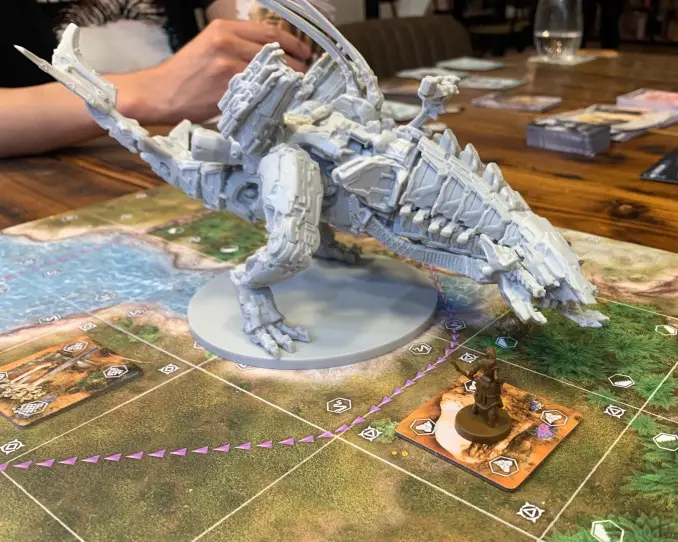 Comment jouer à Horizon Zero Dawn The Board Game The Thunderjaw Expansion Playtesting 3