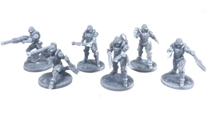 Anteprima delle miniature aliene di Valkyrx Terra Intergalactic Marines 1