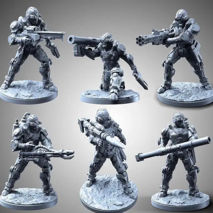 Anteprima di Valkyrx Terra Alien Miniatures Immagini di Valkyrx 15