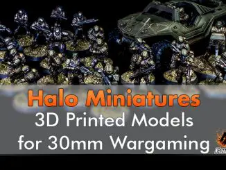 3D-gedruckte Halo-Miniaturen – vorgestellt