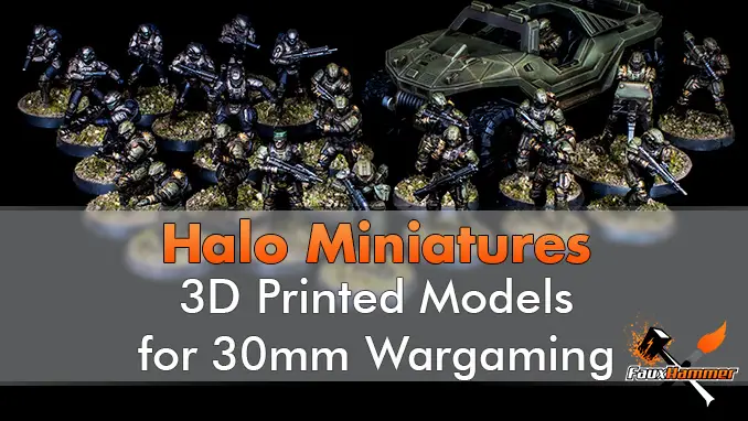 3D-gedruckte Halo-Miniaturen – vorgestellt