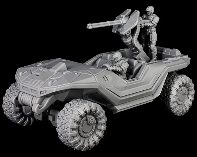 Miniatures Halo imprimées en 3D - Phacochère