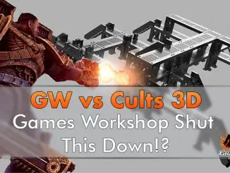 Games Workshop Vs Cults 3D - Modelos eliminados