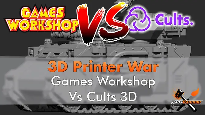 Workshop Vs Cults 3D - The 3D printing War heats up - FauxHammer