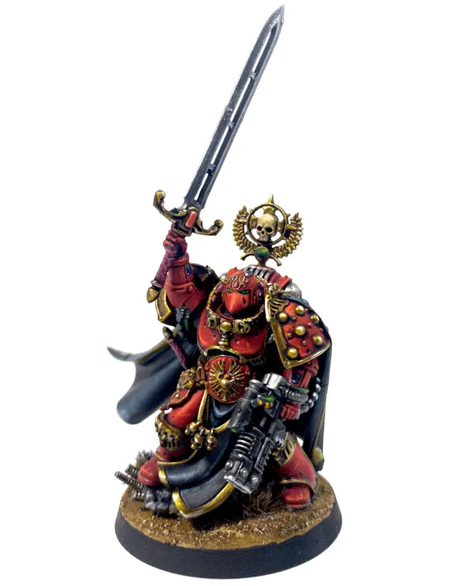 RedgrassGames Everlasting Wet Palette 2 Terminado Mini Horus Heresy Praetor con Power Sword Front (1)