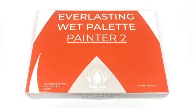  Redgrassgames Everlasting Wet Palette for Miniature Painting  and Acrylic Paints - Painter Lite 8.9 - Keeps Paint Fresh, Approved by Pro  Painters - Painting Palette with Lid, Seal, 50 Sheets, 2 Foams
