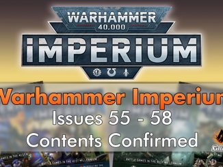Warhammer Imperium Contenidos Números confirmados 55-58 - Destacados