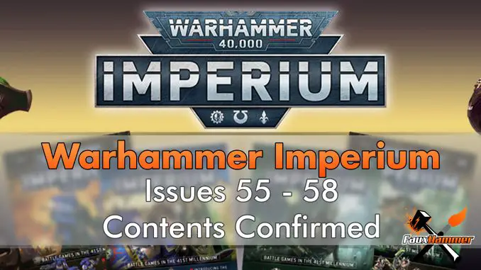 Contenu de Warhammer Imperium Numéros confirmés 55-58 - En vedette Contenu de Warhammer Imperium Numéros confirmés 55-58 - En vedette