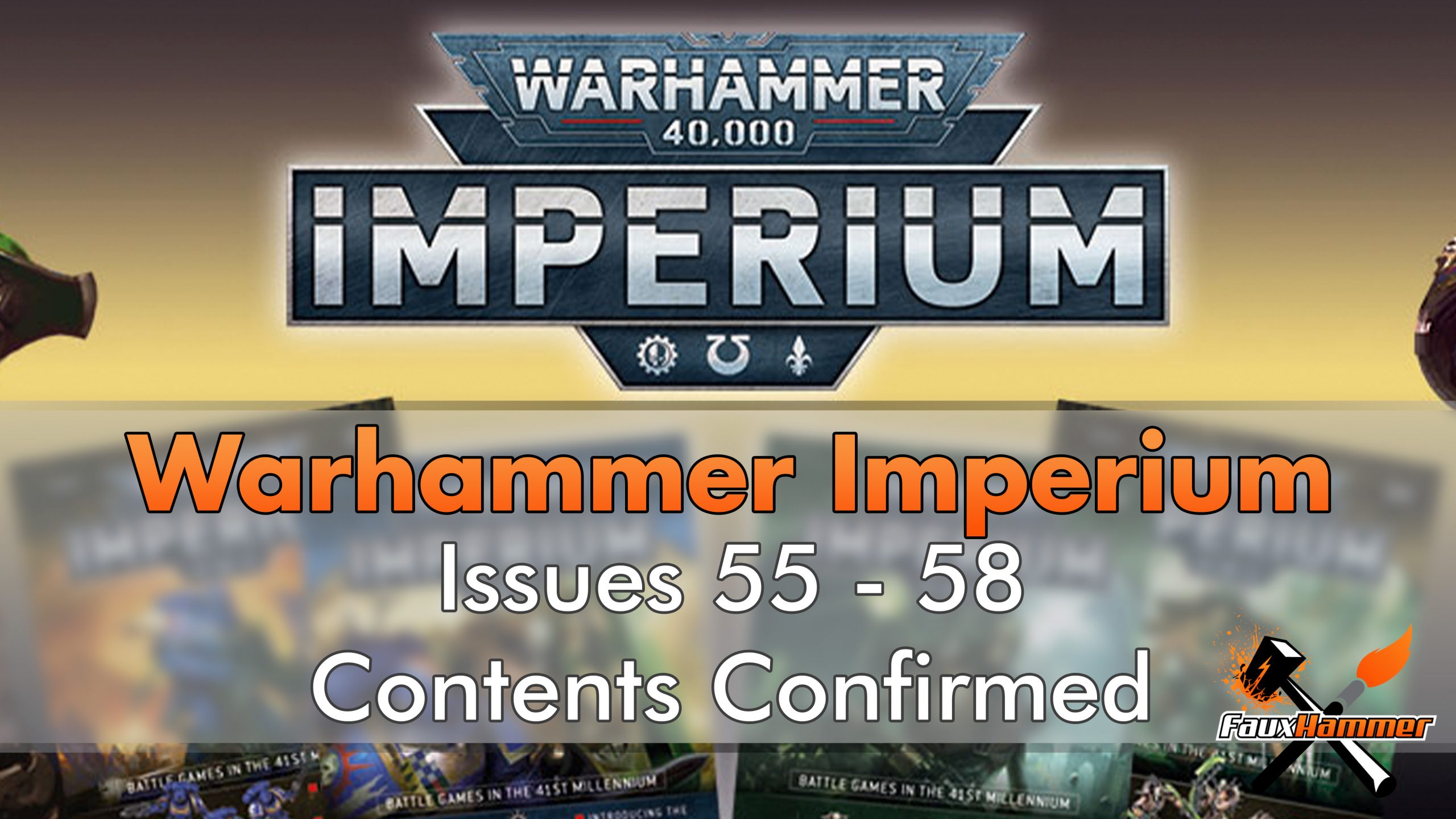 Contenu de Warhammer Imperium Numéros confirmés 55-58 - En vedette