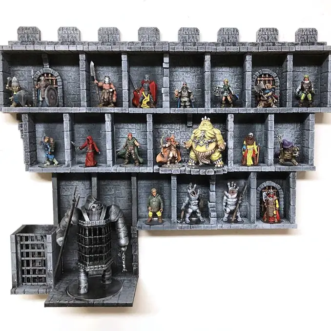 Le migliori vetrine per hobby per miniature, stampe 3D e modelli di Wargames - Wallhalla