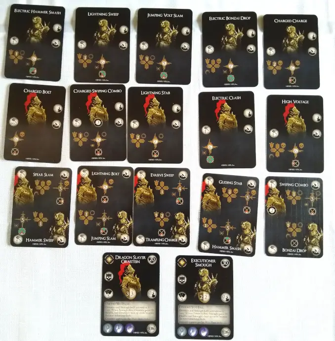 Dark Souls Board game boss cards