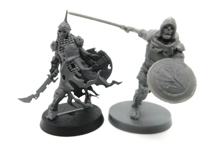 Dark Souls Board game miniature hollow cursed city skeleton comparison