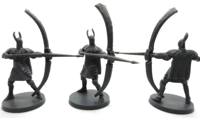 Dark Souls gioco da tavolo in miniatura cavaliere d'argento greatbowmen
