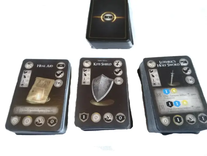 Barajas de cartas del juego de mesa Dark Souls