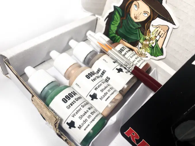 Examen des produits DragonPainter Boîtes de peinture - Ensemble de base Gros plan